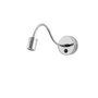 Opviq Lámpara de pared de diseño escandinavo ajustable, Plata